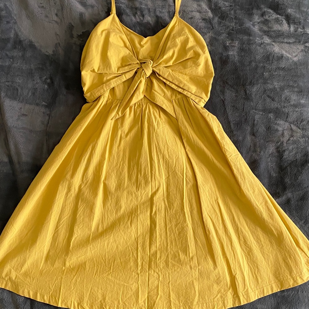 Yellow Easel Dress